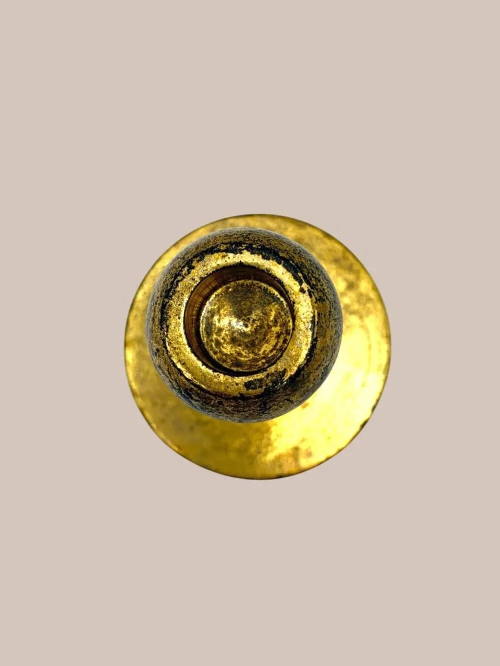 West Elm Aaron Probyn Brass Candle Holder Small 3.5